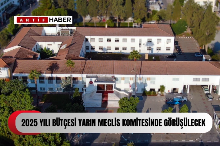  2025 bütçesi yarın Meclis komitesinde görüşülmeye başlanıyor...