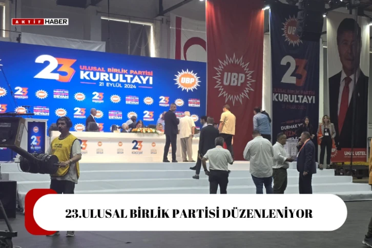 23.Ulusal birlik partisi kurultayı düzenleniyor