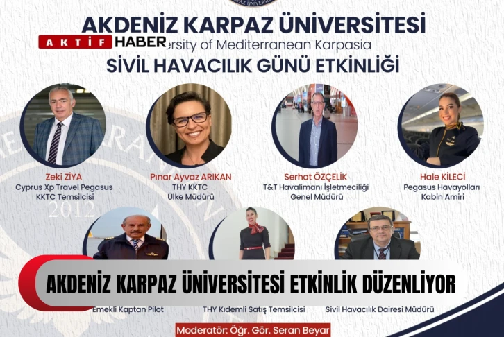  Akdeniz Karpaz Üniversitesi, Uluslararası Sivil Havacılık Günü’ne özel etkinlik düzenliyor...