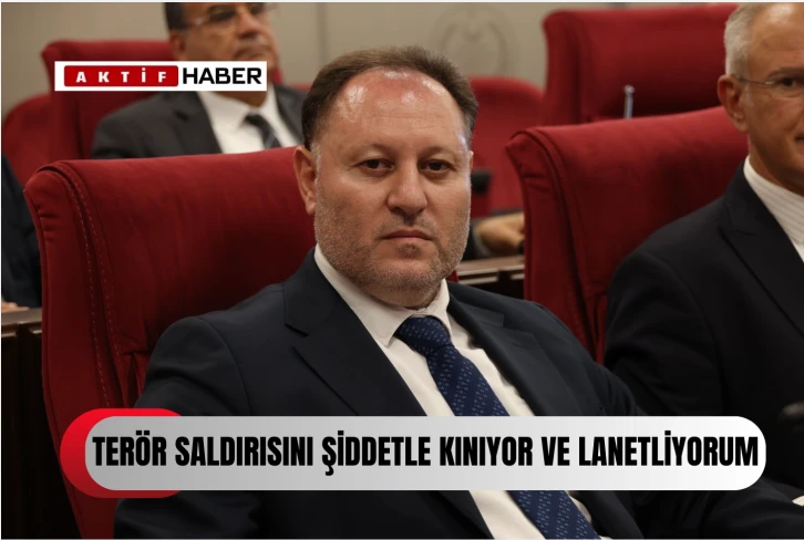 “Alçak terör saldırısını şiddetle kınıyor ve lanetliyorum”