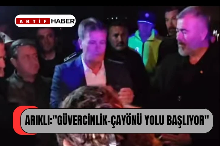 Bakan Arıklı: “Güvercinlik-Çayönü Yolunun Yapımına Başlıyoruz”