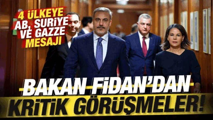 Bakan Fidan'dan yoğun diplomasi trafiği! Çok sayıda ülkeye çağrı