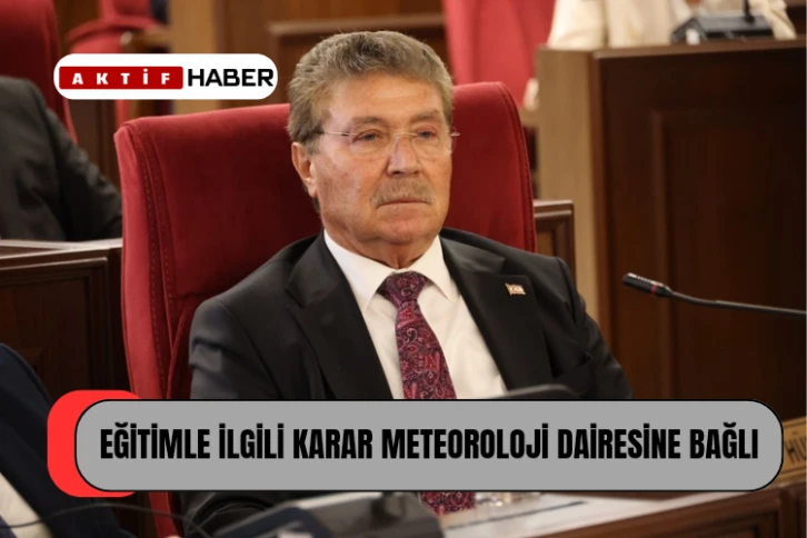 Başbakan Ünal Üstel: &quot;Hava Koşullarını Yakından Takip Ediyoruz&quot;