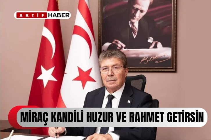 BAŞBAKAN ÜNAL ÜSTEL:&quot;Huzur ve rahmet getirsin&quot;