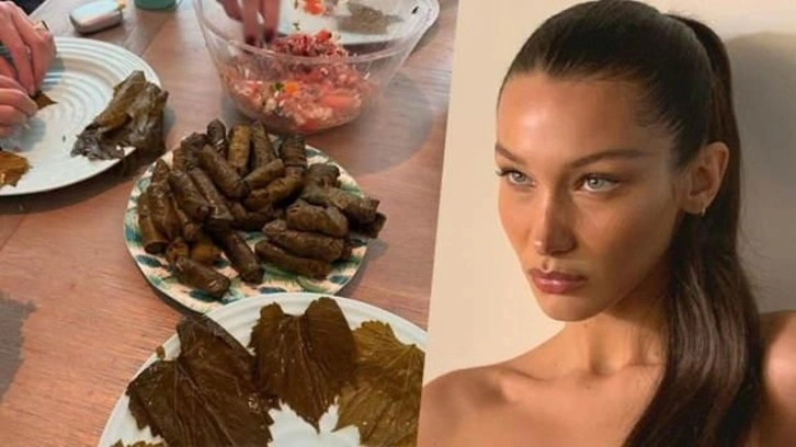 Bella Hadid yaprak sardı, sosyal medya yıkıldı