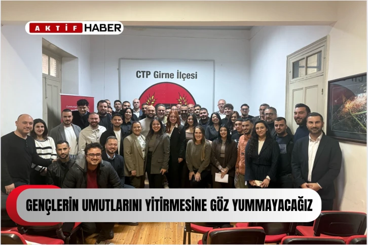  CTP Gençlik Örgütü Girne İlçe Başkanlığı’na yeniden Dünay Laçin Soyal seçildi...