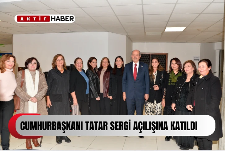  Cumhurbaşkanı Tatar, Kuzey Kıbrıs Seramikçiler Derneği’nin sergi açılışına katıldı