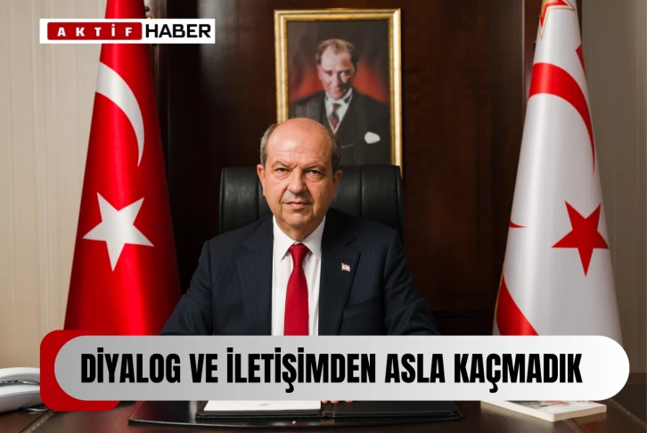  Cumhurbaşkanı Tatar: “Resmi müzakerelere egemen eşitlik ve eşit uluslararası statünün tescili ile başlamaya hazırım”