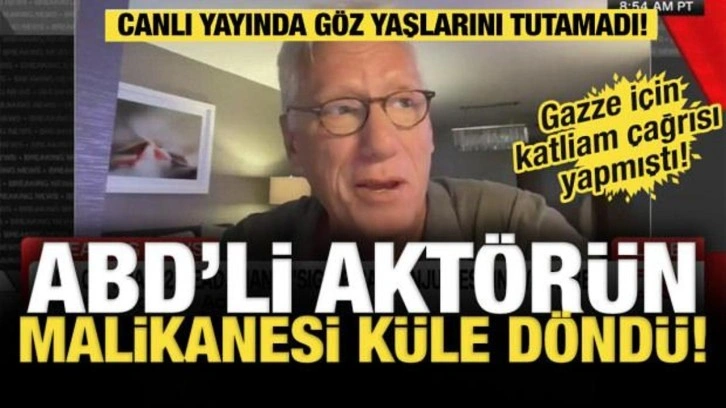 Gazze’de herkesi öldürün demişti... ABD'li aktörün evi küle döndü!