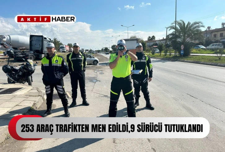  Geçen hafta meydana gelen 80 trafik kazasında 2 kişi hayatını kaybetti, 24 kişi yaralandı