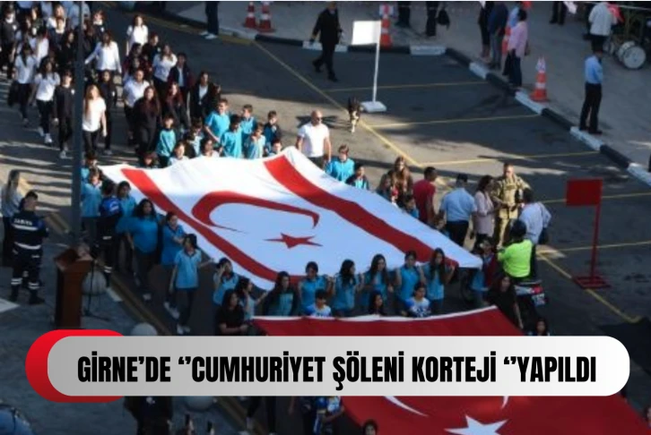 Girne’de &quot;Cumhuriyet Şöleni Korteji&quot; yapıldı