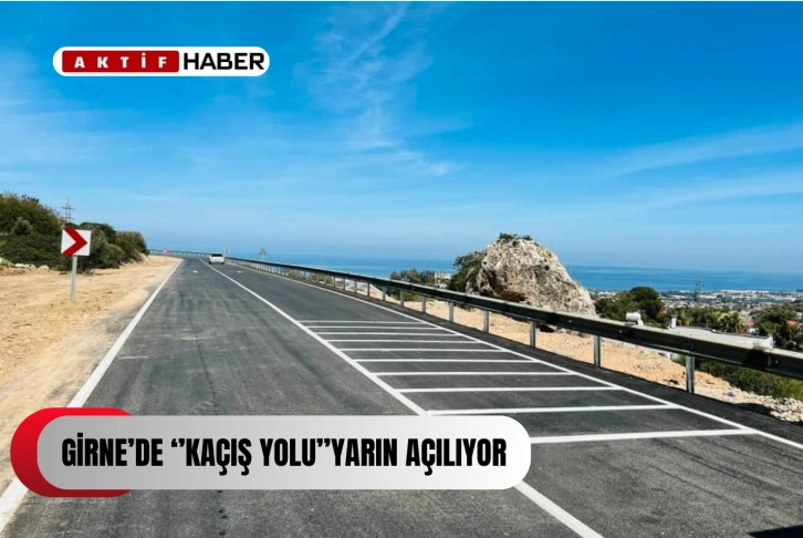 Girne’de yeni Boğazyolu Caddesi - Lefkoşa ana yolu bağlantı hattı yarın açılıyor...