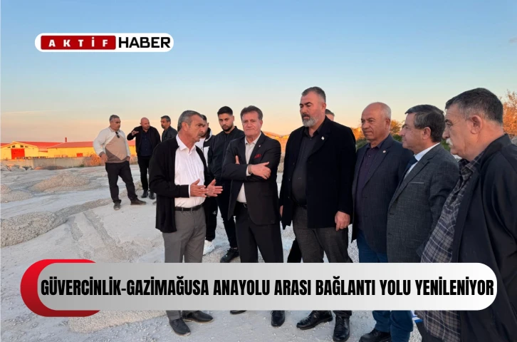  Güvercinlik Kavşağı-eski Gazimağusa ana yolu arası bağlantı yolu yenileniyor