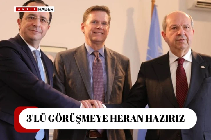 “Hristodulidis Guterres’e Üçlü Bir Görüşmeye Her An Hazır Olduğunu Söyledi”