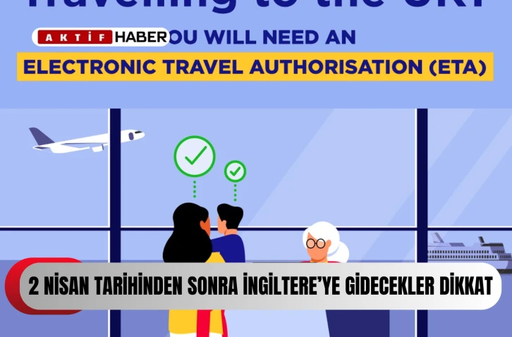  İngiltere’ye seyahat edecek AB vatandaşları için elektronik seyahat izni başvurusu şartı getirildi