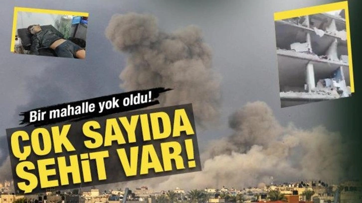 İsrail'den Gazze'ye bombardıman! 96 sivil şehit oldu