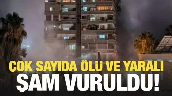 İsrail Şam'ı vurdu! Çok sayıda ölü ve yaralı