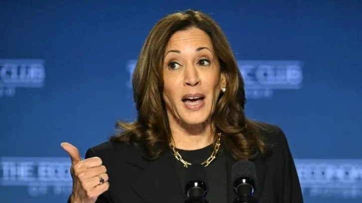 Kamala Harris İran'a kin kusup İsrail'i destekledi