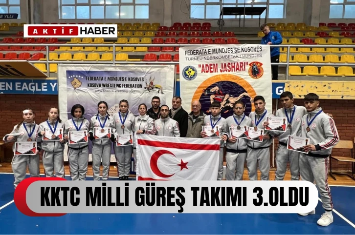  KKTC Güreş Milli Takımı, Kosova’da üçüncü