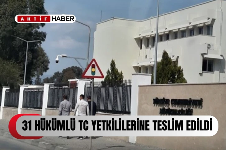  KKTC polisi ile TC polisi arasında yapılan iş birliği doğrultusunda 2024'te 31 hükümlü TC yetkililerine teslim edildi...