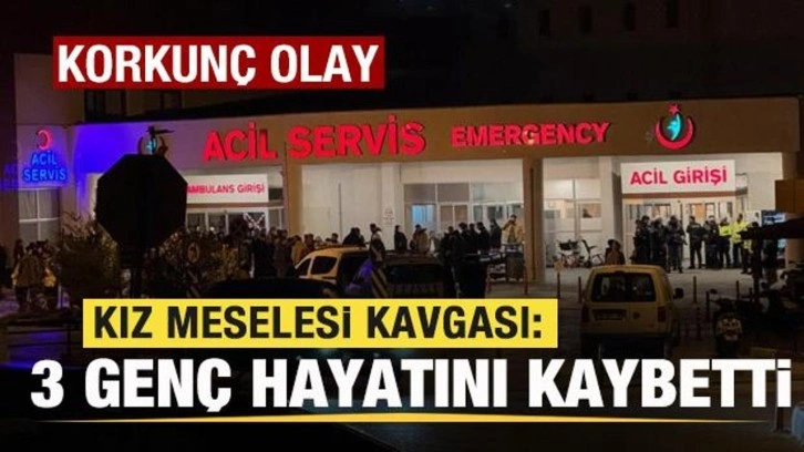 Korkunç olay! Kız meselesi kavgası: 3 genç hayatını kaybetti