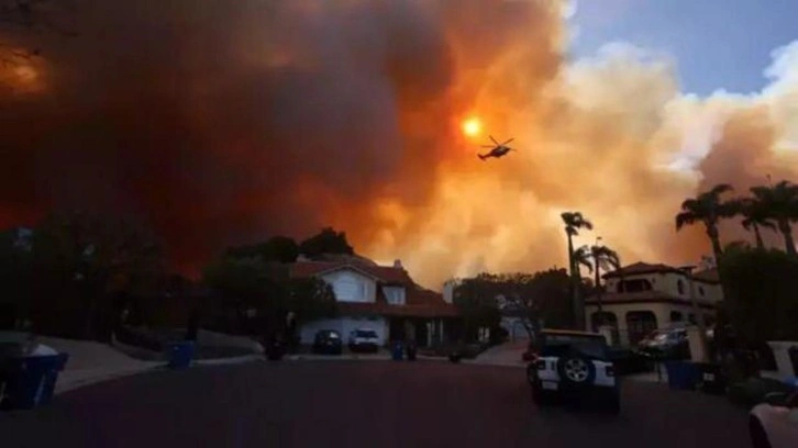 Los Angeles’ta alarm seviyesi arttı... En yüksek seviye  kırmızı bayrak!