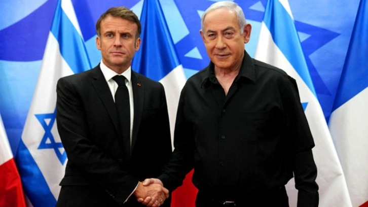 Macron'dan son dakika İsrail açıklaması! Netanyahu'ya rest: İsrail'in nasıl kurulduğu