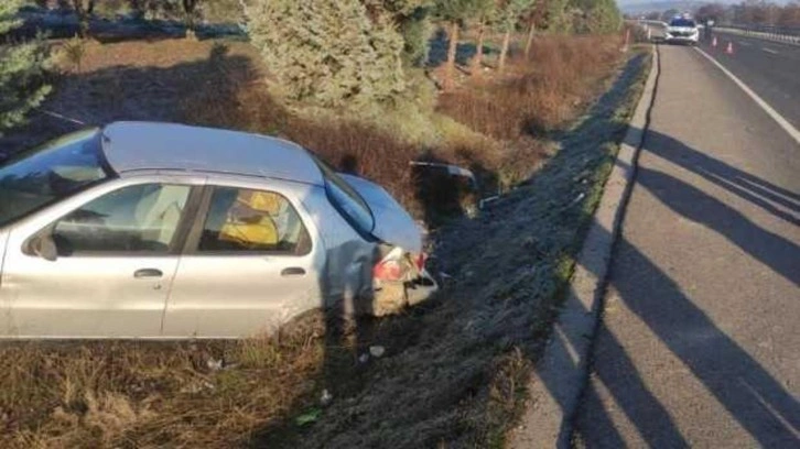 Manisa'da trafik kazası: 1 ölü 1 yaralı