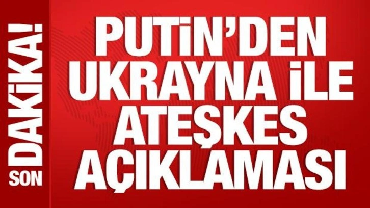 Putin'den ateşkes açıklaması