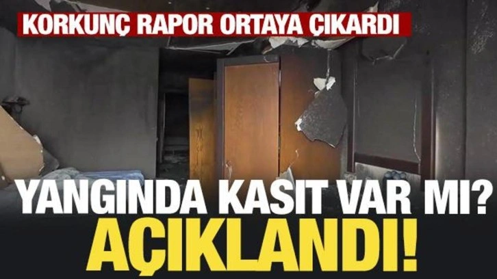 Rapor tamamlandı! Kartalkaya'daki yangınla ilgili 'kasıt' açıklaması!