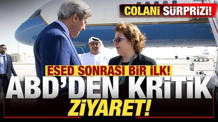 Son dakika: Esed sonrası bir ilk! ABD'den kritik Suriye adımı! Colani sürprizi...