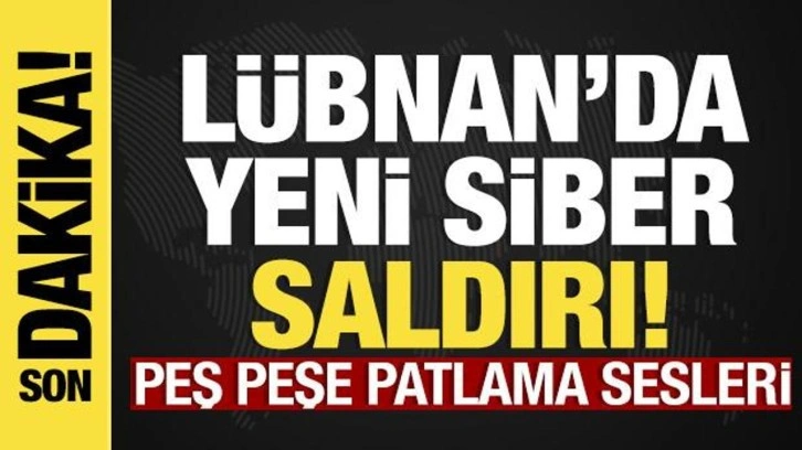 Son dakika: Lübnan'da yeni siber saldırı! Bu kez telsizleri patlatıldı