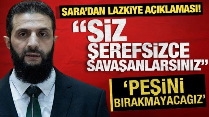 Suriye Cumhurbaşkanı Şara: Devrik rejim güçlerinin peşini bırakmayacağız