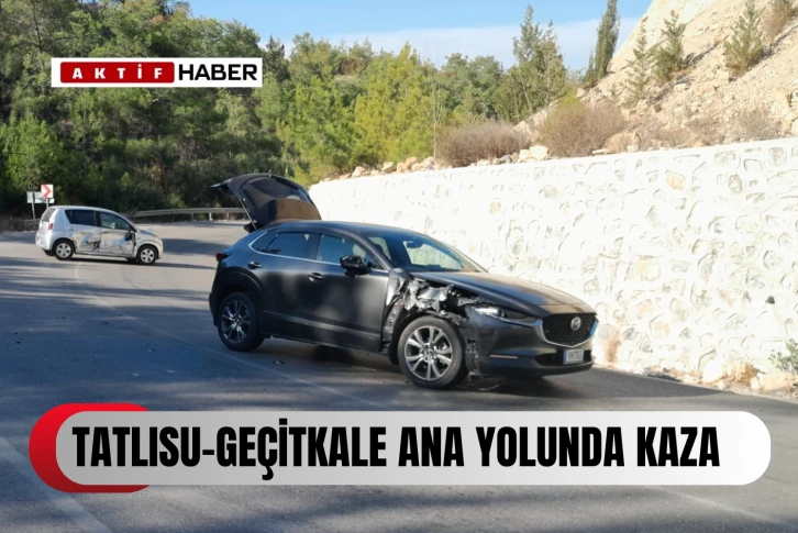  Tatlısu- Geçitkale ana yolunda kaza…