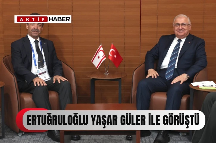  TC Milli Savunma Bakanı Güler, Dışişleri Bakanı Ertuğruloğlu ile görüştü