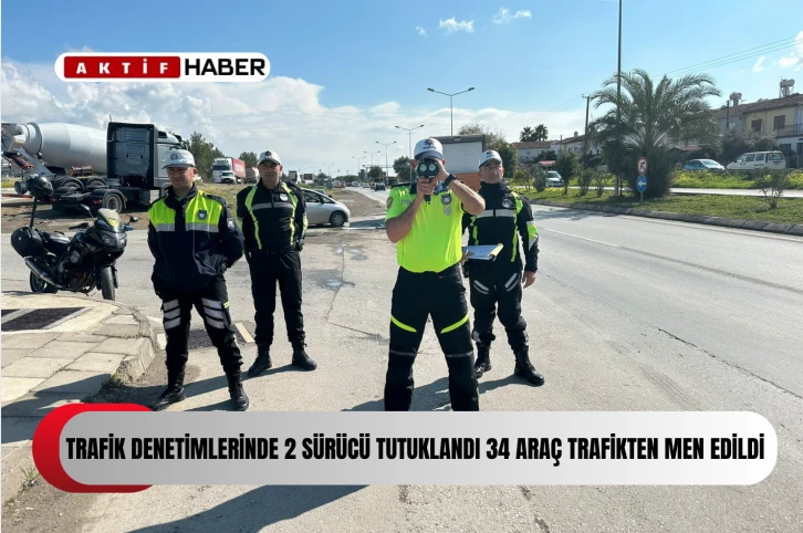 TRAFİK DENETİMLERİNDE 339 KİŞİ RAPOR EDİLDİ...