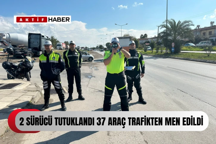  Trafik denetimlerinde 339 sürücü rapor edildi...