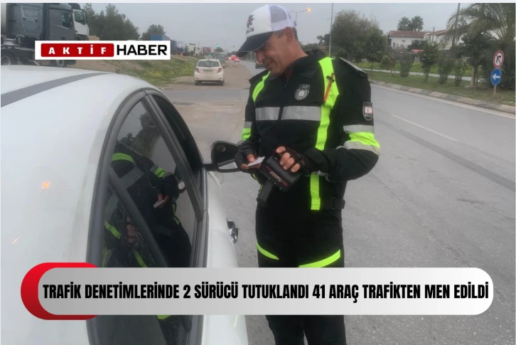  Trafik denetimlerinde 380 sürücü rapor edildi…