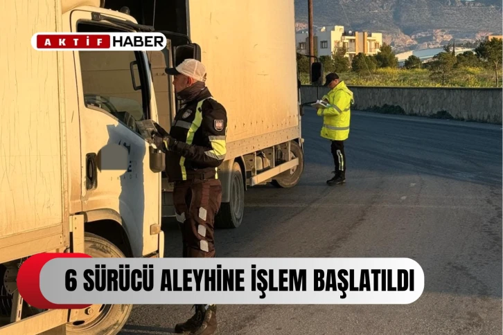  Trafikte kamyon ve kamu işletme izni denetimi… 