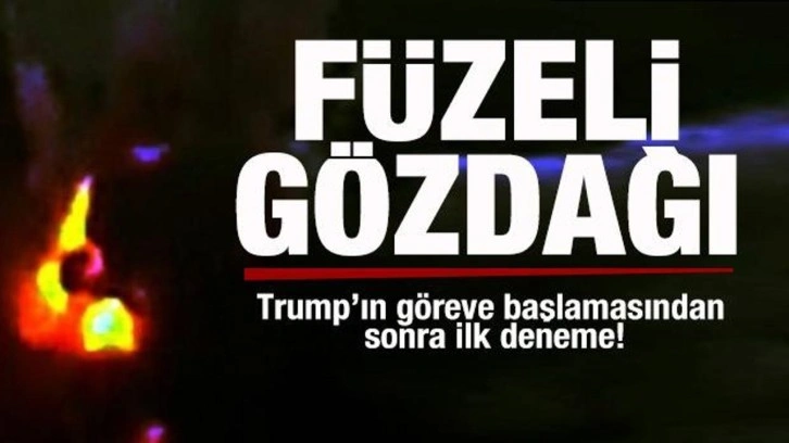 Trump’ın göreve başlamasından sonraki ilk füze denemesi! Gözdağı verdi