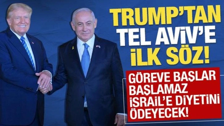 Trump'tan İsrail'e ilk söz! Tüm kısıtlamaları kaldıracak