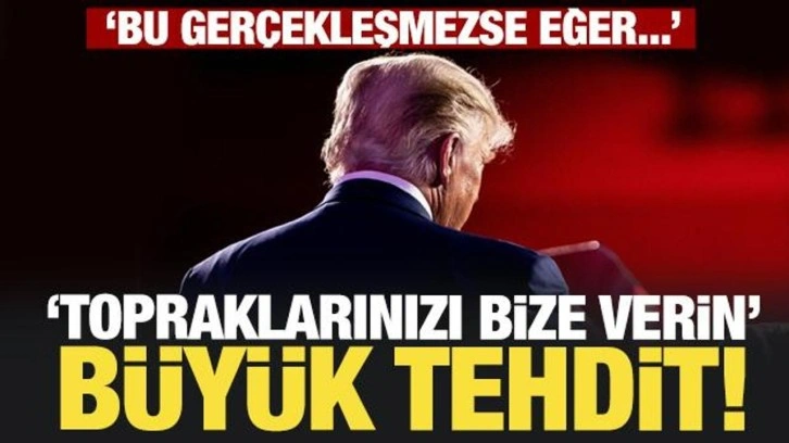 Trump telefonda sert konuştu! 'Topraklarınızı bize verin' tehdidi!