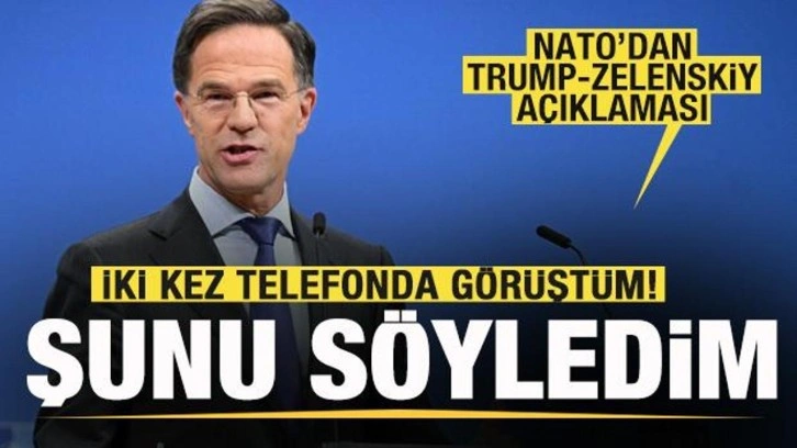 Trump-Zelenskiy kavgası dünya gündemine oturdu! NATO'dan son dakika açıklaması