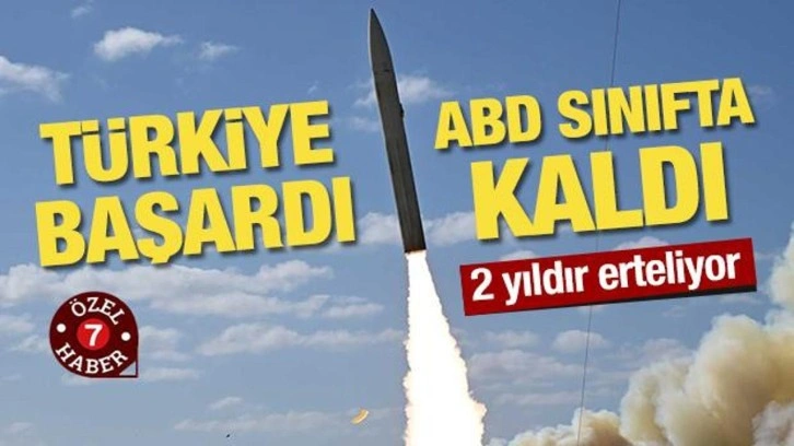 Türkiye başardı, ABD sınıfta kaldı! 2 yıldır erteliyor