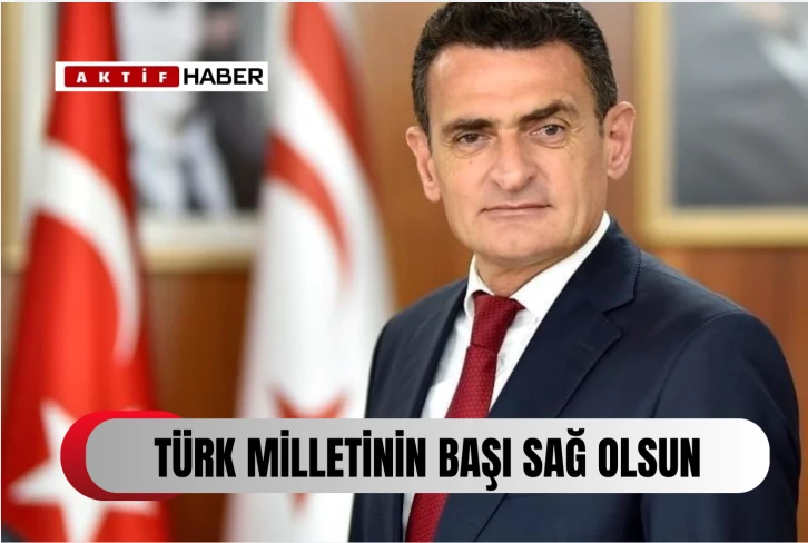  “Türkiye Cumhuriyeti, tarihi boyunca olduğu gibi bugün de bu tür karanlık girişimlere boyun eğmeyecek ve güçlenerek yoluna devam edecektir''