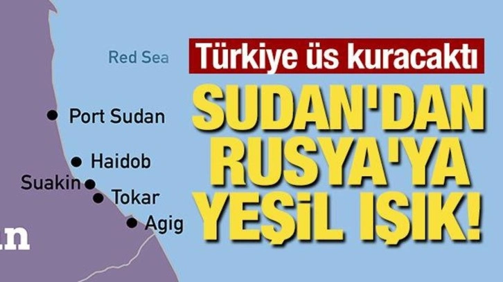 Türkiye üs kuracaktı... Sudan'dan Rusya'ya yeşil ışık!