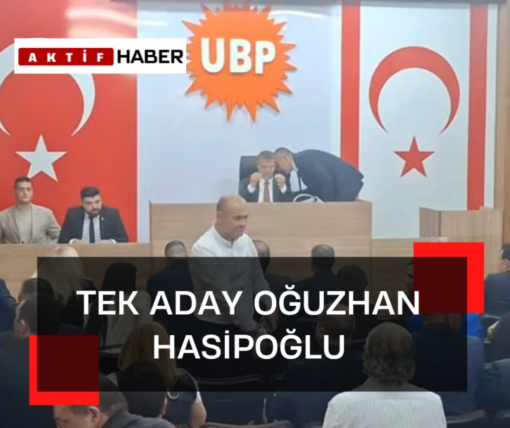 UBP Genel Sekreterini seçiyor: Tek aday Oğuzhan Hasipoğlu