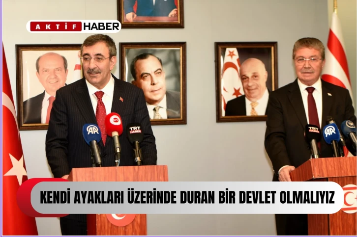 ÜSTEL:&quot;Kendi ayakları üzerinde duran bir devlet olmalıyız&quot;