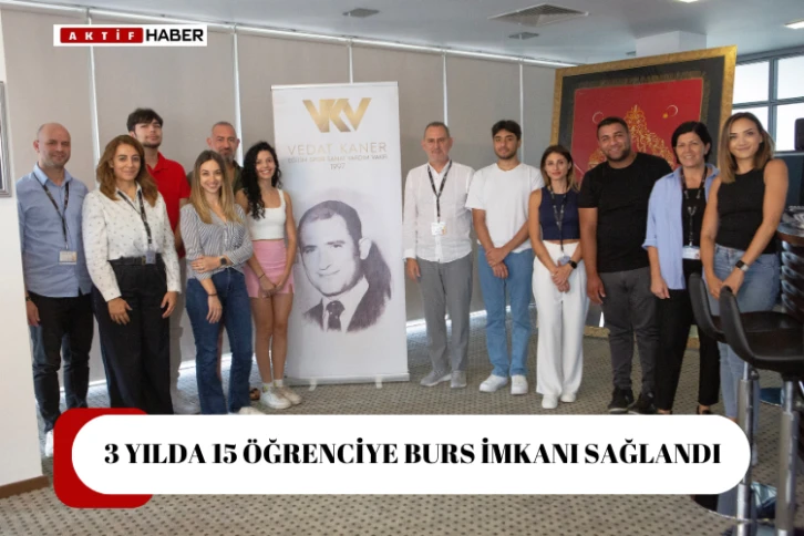 Vedat Kaner Vakfı’ndan 5 öğrenciye daha burs imkanı...