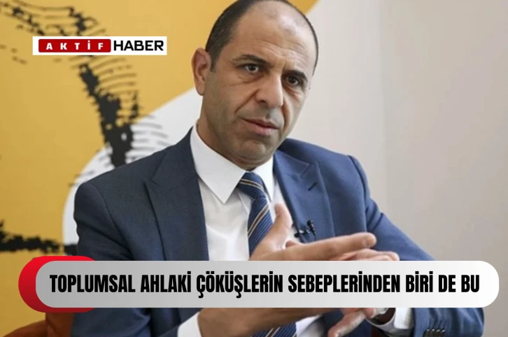 Kudret Özersay’dan Kara Para Uyarısı: &quot;Toplumsal Ahlaki Çöküşün Sebeplerinden Biri de Bu&quot;